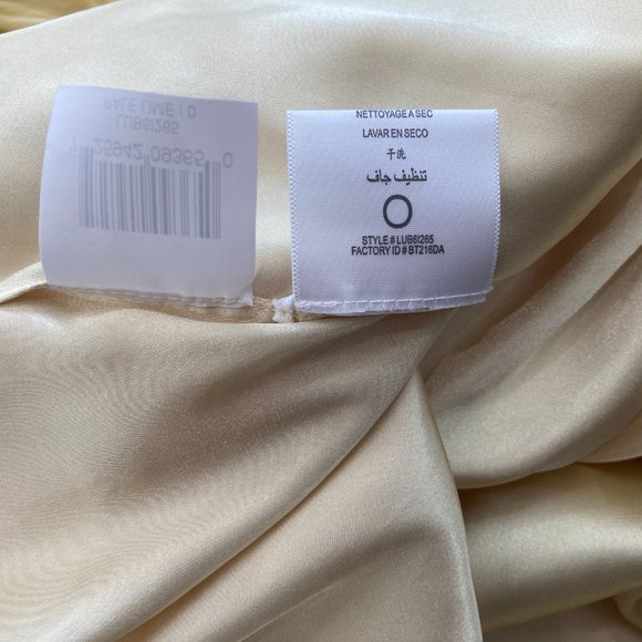 Light Yellow BCBG Max Azria Halter Dress - Picture 7 of 8